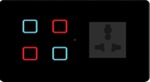 Loft 4 Switch 1 Plug Touch Panel